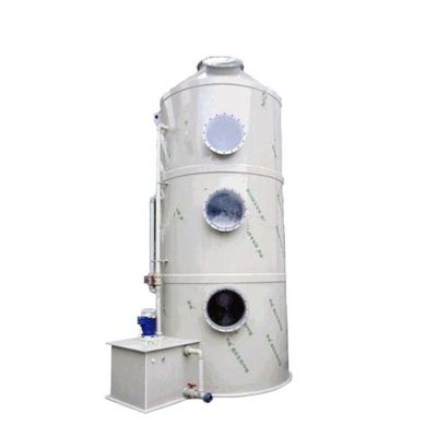 Tour de pulvérisation de matériaux en PP, épurateur humide pour l'extraction, tour d'absorption de gaz résiduels