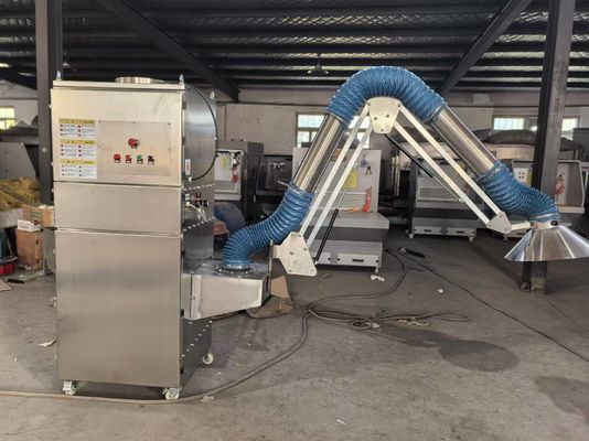 Systèmes d'extraction de poussière d'usine de filtres à cartouche en acier inoxydable mobiles avec bras flexible