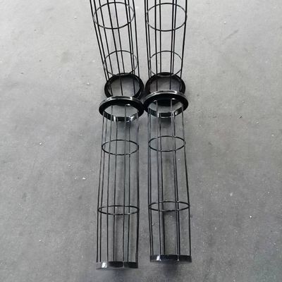 Collecteur de poussière industriel Sac de filtre à revêtement de silicium organique Cage Cage squelettique