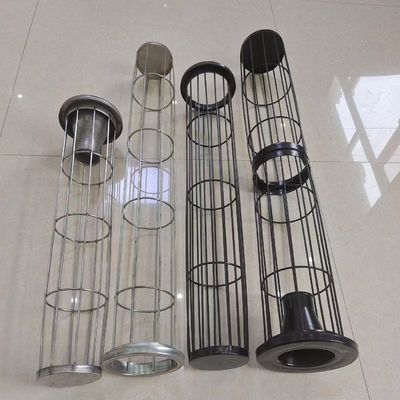 Couche de silicium organique Collecteur de poussière industriel époxy Filtre cage Baghouse Filtre cages