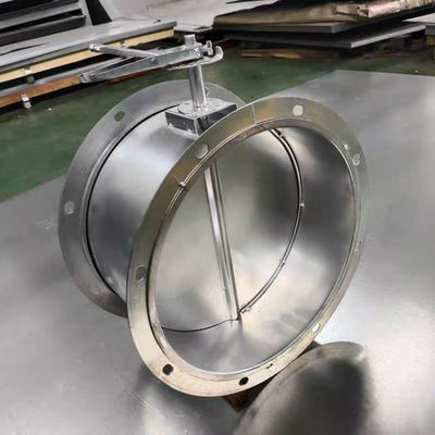 Ventilateur de papillon sanitaire en acier inoxydable en poudre Ventilateur de papillon pour l'industrie