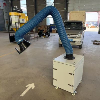 Collecteur de poussière industriel Extracteur de fumée de soudage portable avec bras d'aspiration