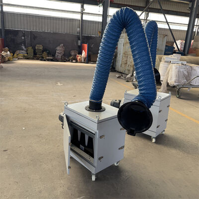 Collecteur de poussière industriel Extracteur de fumée de soudage portable avec bras d'aspiration